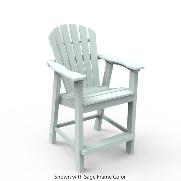 Seaside Casual Adirondack Shellback Balcony Chair