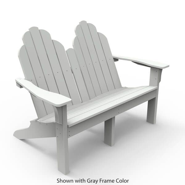 Seaside Casual Adirondack Classic Love Seat