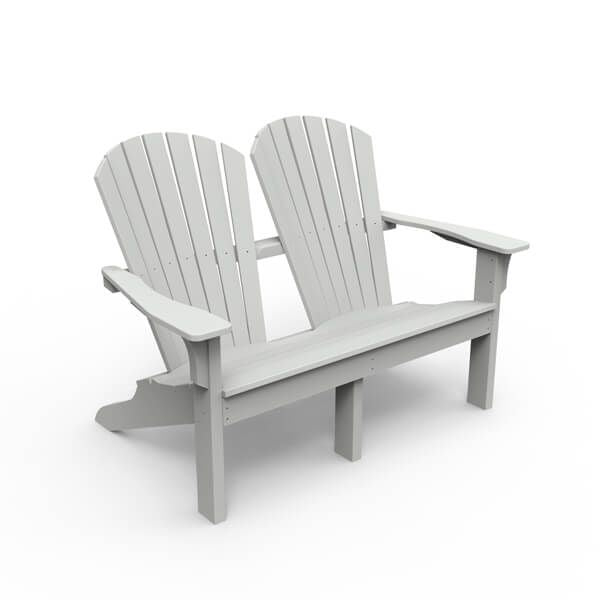 Seaside Casual Adirondack Shellback Love Seat