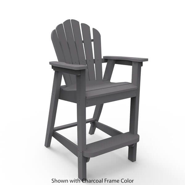 Seaside Casual Adirondack Classic Bar Chair