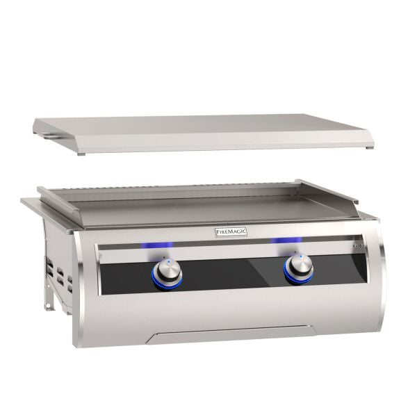 Fire Magic Echelon E66 Built-In Gas Gourmet Griddle with Black Glass