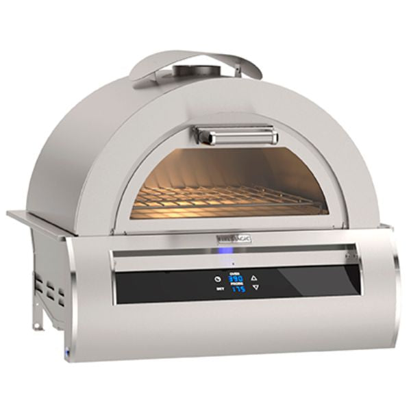 Fire Magic Echelon E66 Cart Mount Gas Pizza Oven with Black Glass