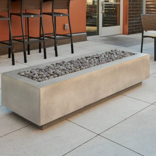 Cove Linear Gas Fire Pit Table - 72"