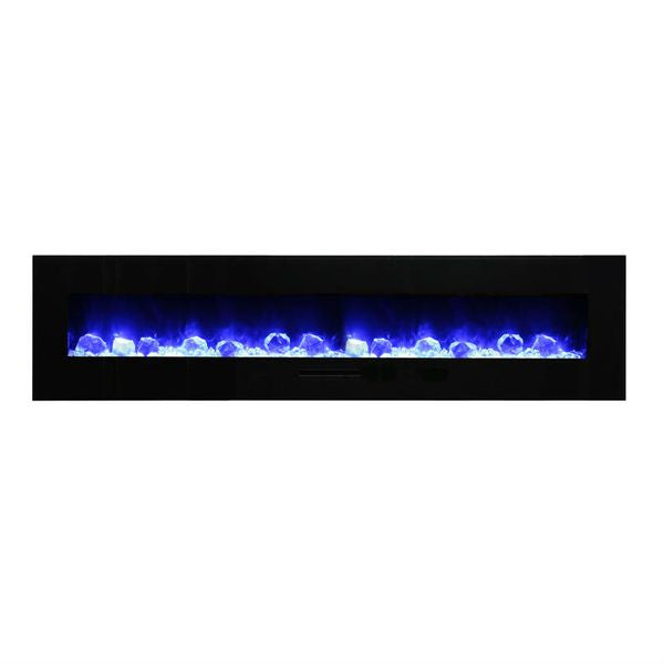 Amantii Wall Mount Linear 100" Electric Fireplace