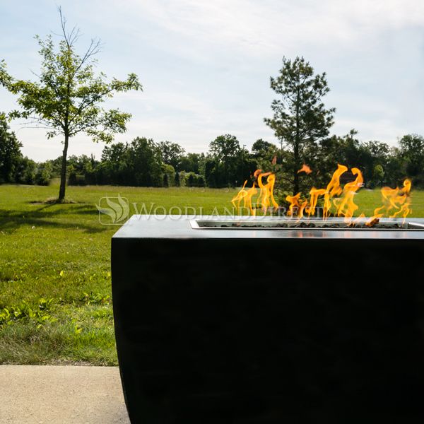 Avalon Linear Powder Coat Steel Fire Pit