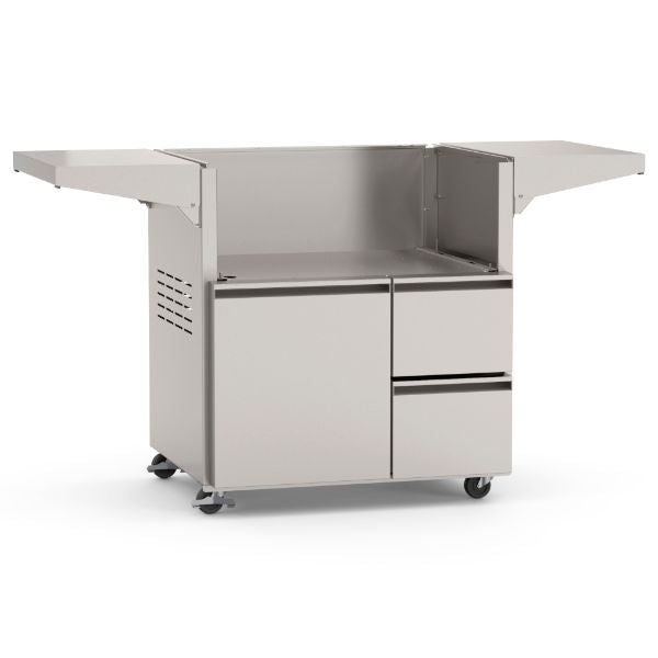 Fire Magic Echelon E66 Cart Mount Gas Pizza Oven with Black Glass