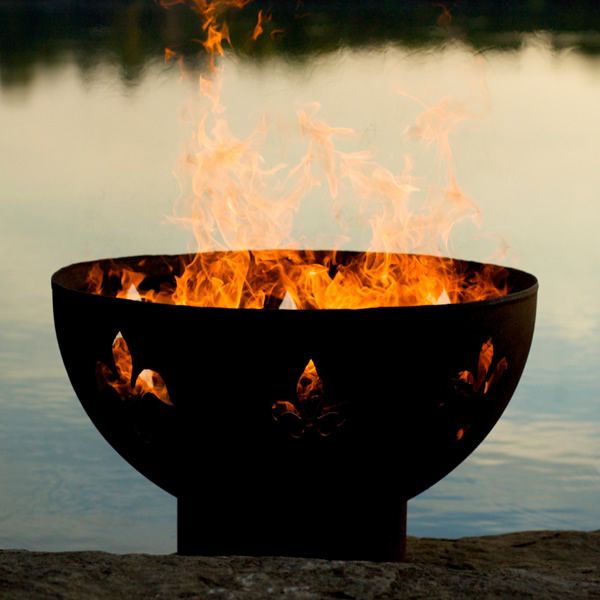 Fleur De Lis Fire Pit