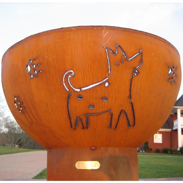 Funky Dog Wood Burning Fire Pit