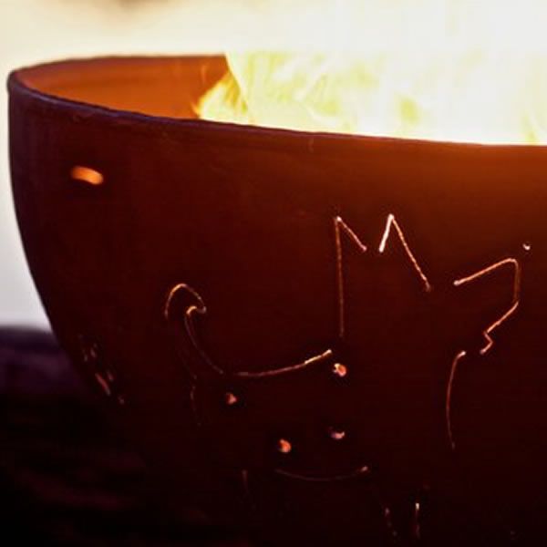 Funky Dog Wood Burning Fire Pit