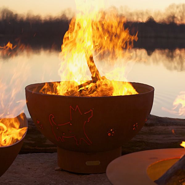 Funky Dog Wood Burning Fire Pit