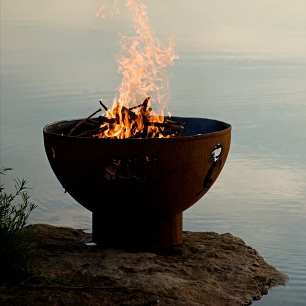 Kokopelli Wood Burning Fire Pit