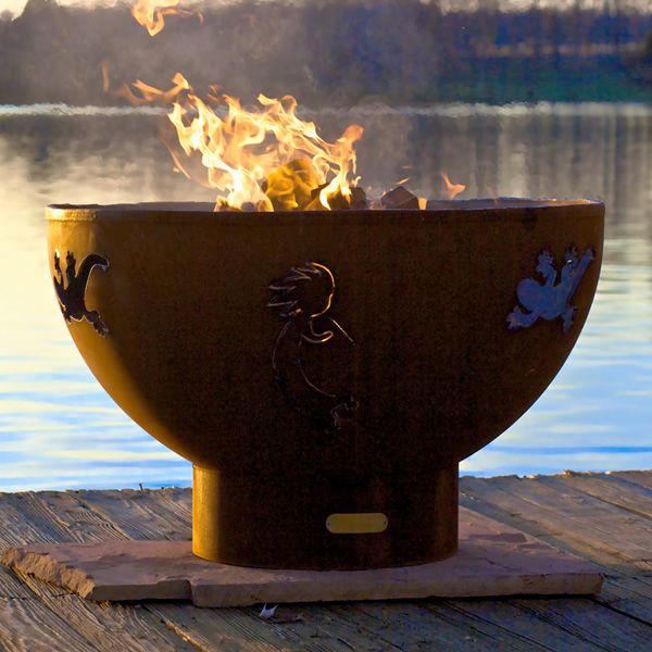 Kokopelli Wood Burning Fire Pit