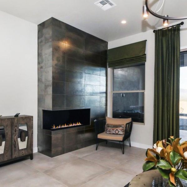European Home H-Series Corner Ventless Natural Gas Fireplace - 42"