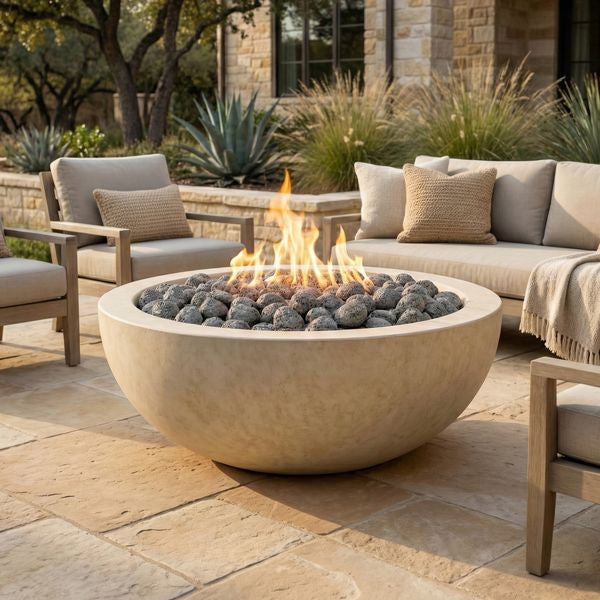 Prism Hardscapes Moderno V Gas Fire Pit Table