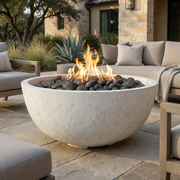 Prism Hardscapes Moderno I Gas Fire Bowl