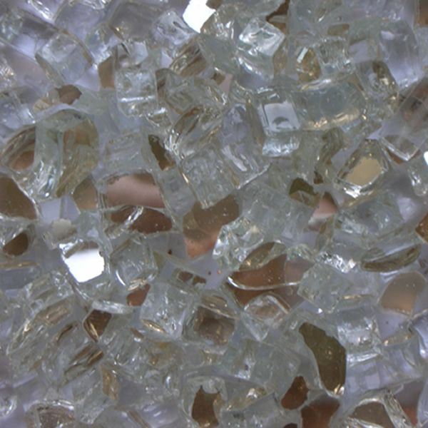 Platinum Reflective - 1/4" Fire Glass- 10 lbs.