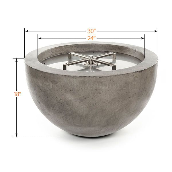 Prism Hardscapes Moderno III Gas Fire Bowl