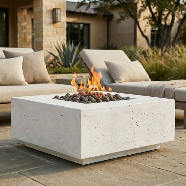 Prism Hardscapes Tavola II Gas Fire Pit Table