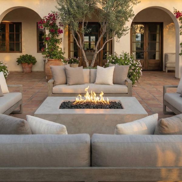 Prism Hardscapes Tavola III Gas Fire Pit Table
