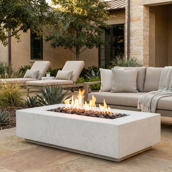 Prism Hardscapes Tavola IV Gas Fire Pit Table