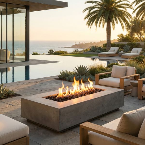 Prism Hardscapes Tavola IV Gas Fire Pit Table