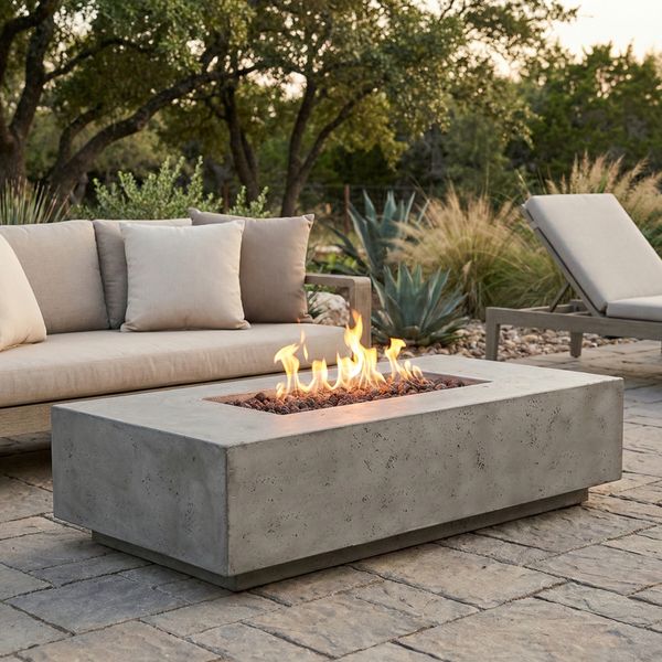 Prism Hardscapes Tavola IV Gas Fire Pit Table