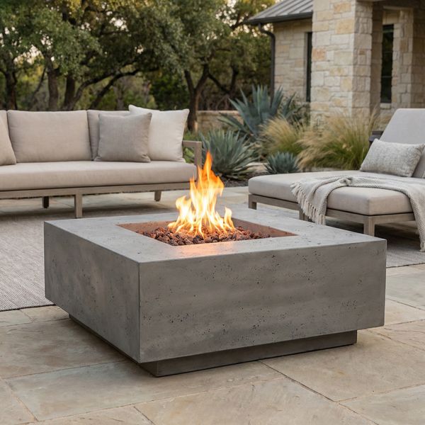 Prism Hardscapes Tavola 42 Gas Fire Pit Table