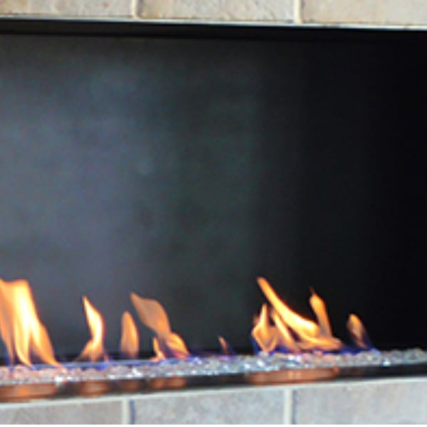 European Home H-Series Linear Ventless Natural Gas Fireplace - 60"