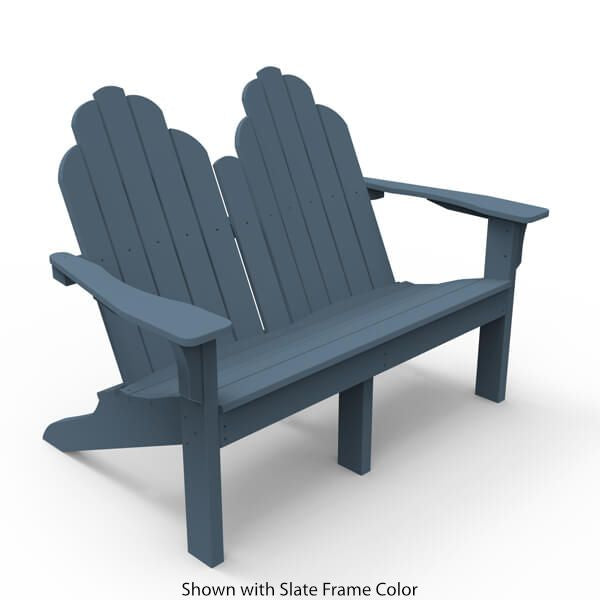 Seaside Casual Adirondack Classic Love Seat