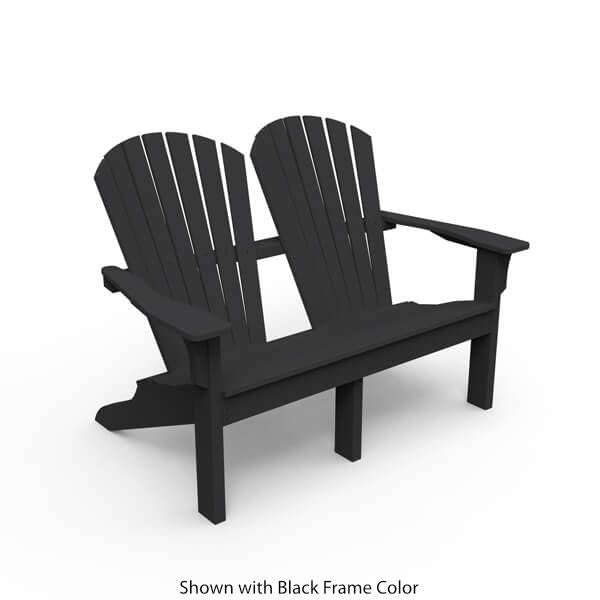 Seaside Casual Adirondack Shellback Love Seat
