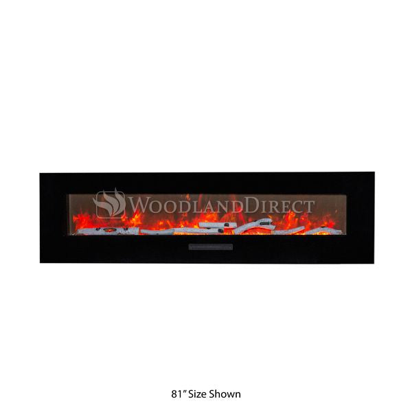 Amantii Wall Mount Linear 100" Electric Fireplace