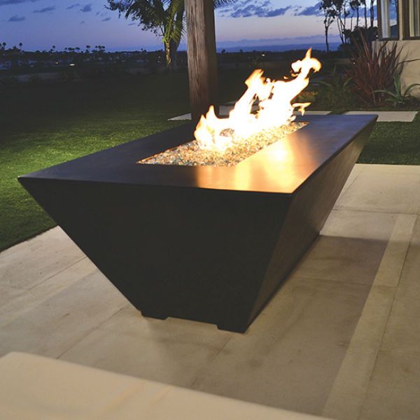 Amiata Linear Concrete Fire Pit