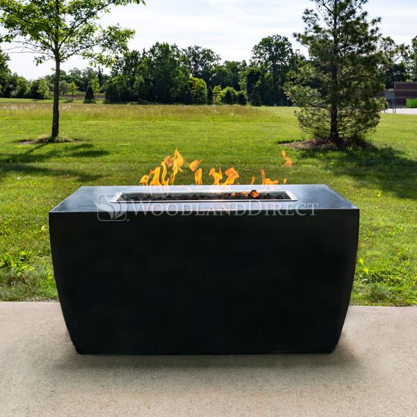 Avalon Linear Powder Coat Steel Fire Pit