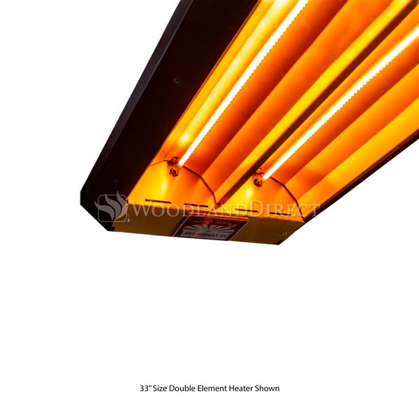 Detroit Radiant ELX Series 2720W High Output Medium Wave Heater - 24"