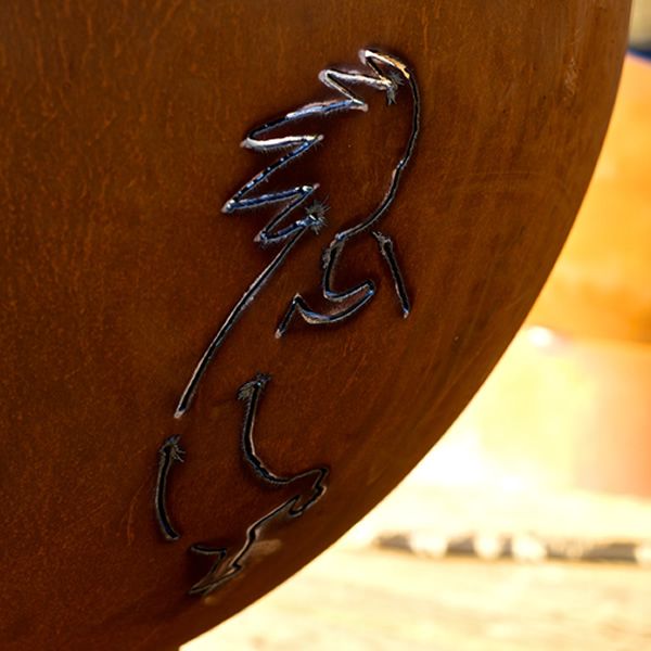 Kokopelli Wood Burning Fire Pit