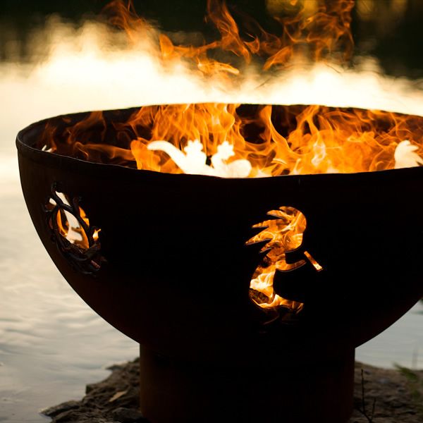 Kokopelli Wood Burning Fire Pit