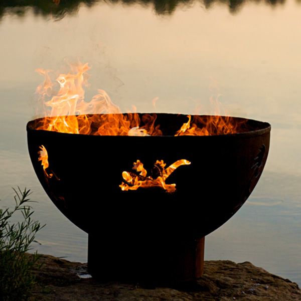 Kokopelli Wood Burning Fire Pit