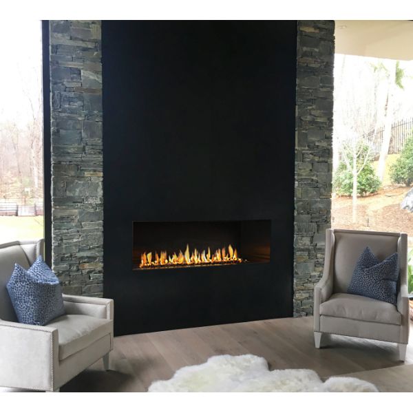 European Home H-Series Linear Ventless Natural Gas Fireplace - 60"