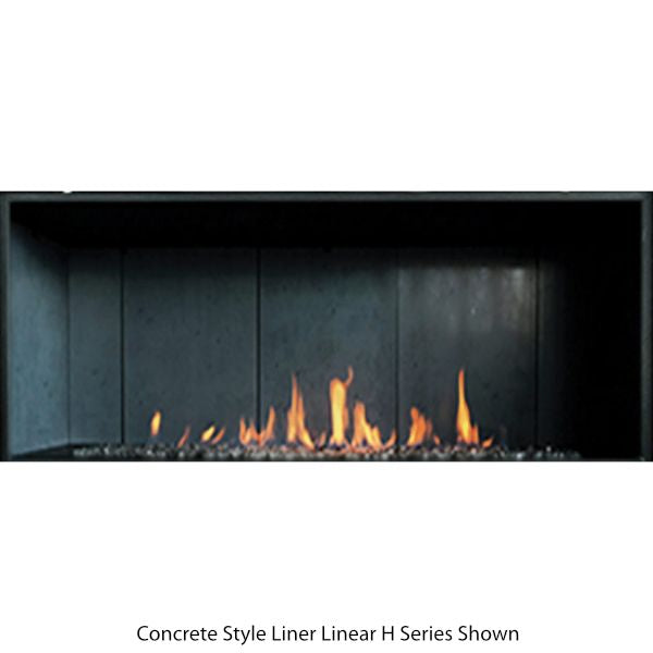 European Home H-Series Peninsula Ventless Gas Fireplace - 72"