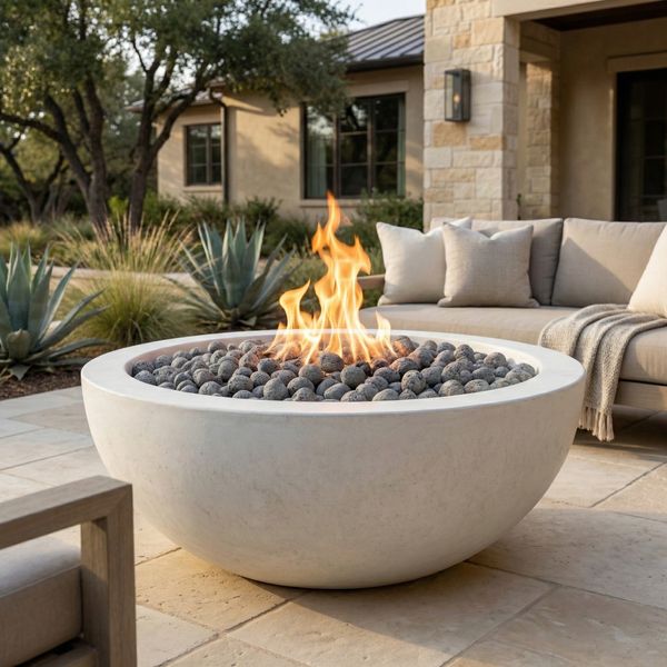 Prism Hardscapes Moderno V Gas Fire Pit Table