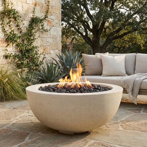 Prism Hardscapes Moderno VIII Gas Fire Pit Table