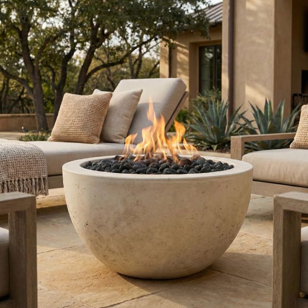 Prism Hardscapes Moderno III Gas Fire Bowl