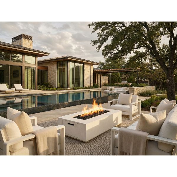 Prism Hardscapes Porto 68 Gas Fire Pit Table
