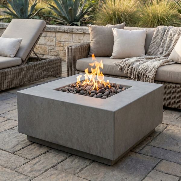Prism Hardscapes Tavola II Gas Fire Pit Table