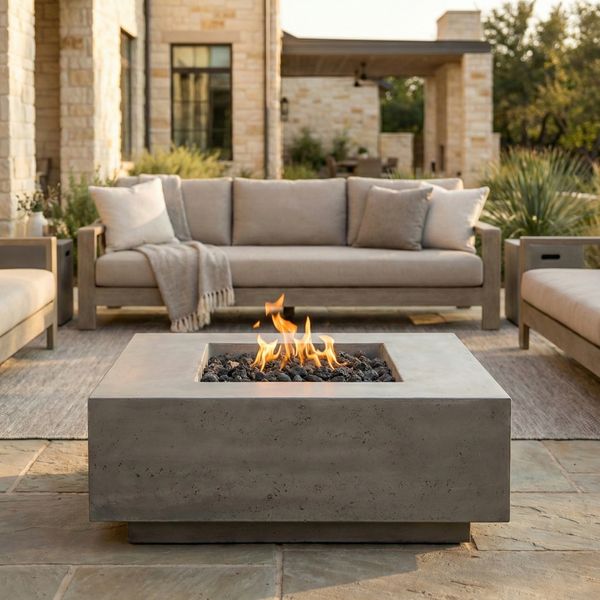 Prism Hardscapes Tavola III Gas Fire Pit Table