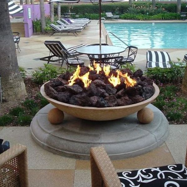 Terra Nova Concrete Fire Bowl